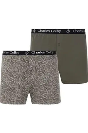 Charles Colby Slip LORD HAWKINS (Set, 2-St) mit Gummizug mit Logoprint grün XL (56)