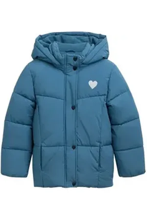 TOM TAILOR Steppjacke Puffer Jacke mit reflektiven Prints blau 92/98