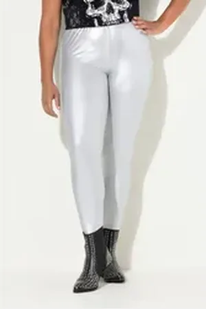 Angel of Style Angel of Style Leggings Leggings Skinny Fit silber Metallic grau|silberfarben 44