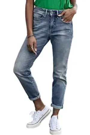 Freeman T Porter Freeman T. Porter Boyfriend-Jeans Timea Cropped Boyfriend Denim Pamplone W31