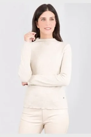 Please Langarmshirt beige XL (42)