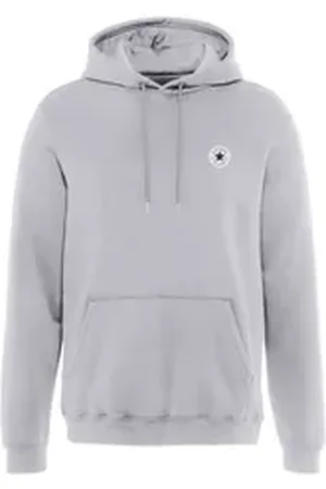 Converse Kapuzensweatshirt GO-TO CHUCK TAYLOR PATCH HOODIE (1-tlg) grau XS