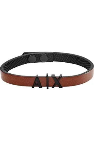 Giorgio Armani ARMANI EXCHANGE Edelstahlarmband, Modern braun
