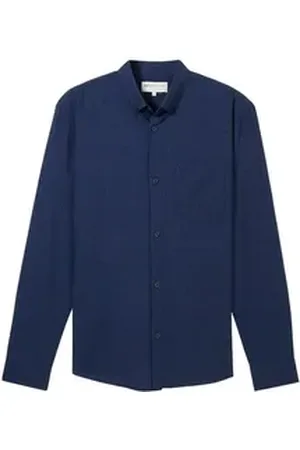 TOM TAILOR Denim Langarmhemd blau S