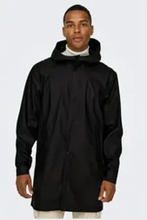Only & Sons Regenmantel ONSLUCA RAIN COAT OTW schwarz S