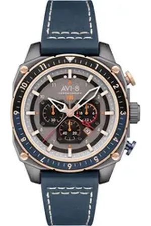 Avi-8 Quarzuhr AV-4100-07 Herrenuhr Hawker Hunter Dual Time Chronograph 43mm 5A AV-4100-07 Herrenuhr Hawker Hunter Dual Time Chronograph 43mm 5ATM