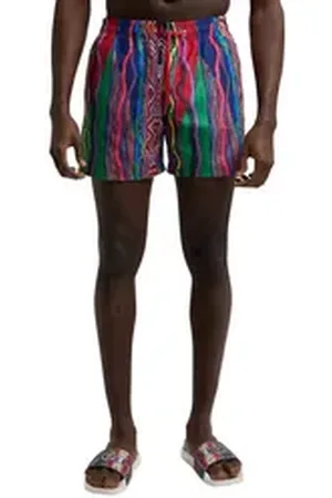 Carlo Colucci Badeshorts De Cobelli blau L