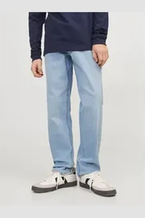 JACK & JONES Junior Regular-fit-Jeans JJICLARK JJORIG STRETCH SQ 702 NOOS JNR blau 164