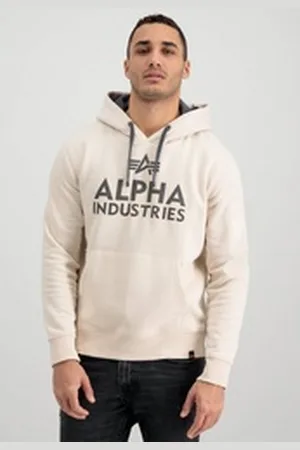 Alpha Industries Hoodie Men - Hoodies Foam Print Hoodie weiß S