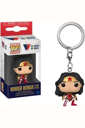 FUNKO Schlüsselanhänger Wonder Woman - A Twist of Fate Pocket Pop