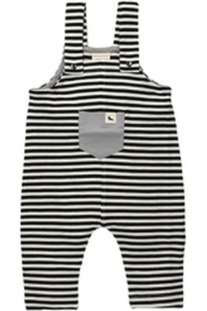 TURTLEDOVE Latzhose Latzhose Streifen (1-tlg) schwarz 98/104 (3-4 Jahre)