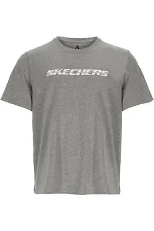 Skechers T-Shirt STRIKETHROUGH TEE Relaxed fit grau 3XL