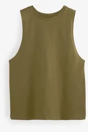Next Shirttop Active Jersey-Tanktop (1-tlg) grün L