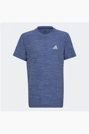 adidas Sportswear Trainingsshirt HEATHER TEE Kinder Fitness T-Shirt blau blau 140