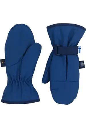 FINKID Fäustlinge Lumipallo Fäustlinge Denim/Navy Gr.M 3-6 Jahre