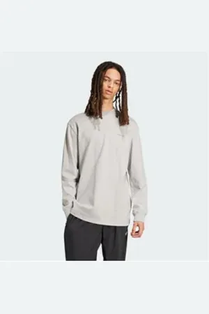 adidas Originals Langarmshirt MOCK NECK LONGSLEEVE grau L
