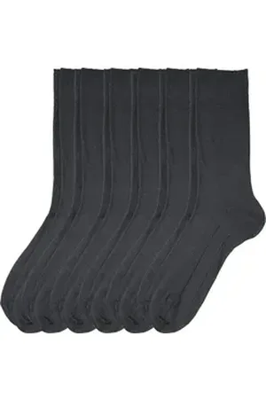 Erwin Müller Socken Unisex-Socken 6 Paar Uni grau 39 - 42