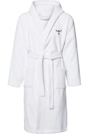 CHIEMSEE Bademantel Bathrobe Unisex, Baumwolle weiß XL