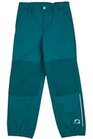 FINKID Outdoorhose Hirvi Deep Teal Regenhose mit Po- und Kniebesatz 110/120 blau Gr.110/120