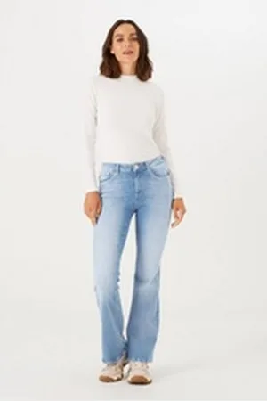 Garcia Slim-fit-Jeans Celia Flare blau 34