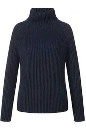 Drykorn Rollkragenpullover Pullover ARWEN mit Alpaka blau S