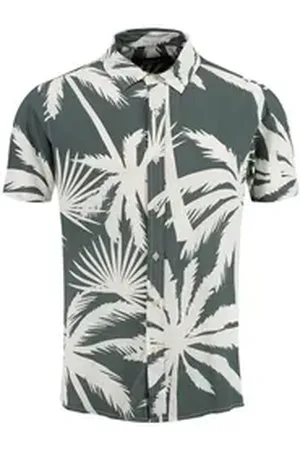 Key Largo Hawaiihemd Herren Hawaii Freizeit Hemd Palms MSH00022 Regular Kurzarm Kentkragen Gemustert M