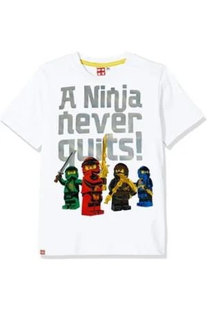 LEGO Wear ® Print-Shirt Ninjago T-Shirt weiß - silber Größen 104 116 128 140 104