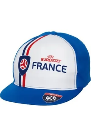 Coole-Fun-T-Shirts Schirmmütze FRANKREICH Kinder Basecap Schirmmütze Fußball EM Europameisterschaft FRANCE Base und Snapback Jungen + Mädchen für Kita, Schule, Einschulung Gr.52 + 54 blau 54