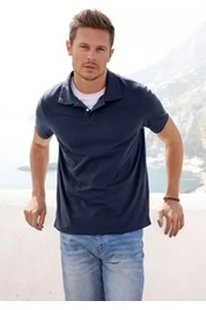 beachtime Poloshirt Kurzarm, Shirt mit Polokragen, Baumwoll-Piquè blau XXL (60/62)