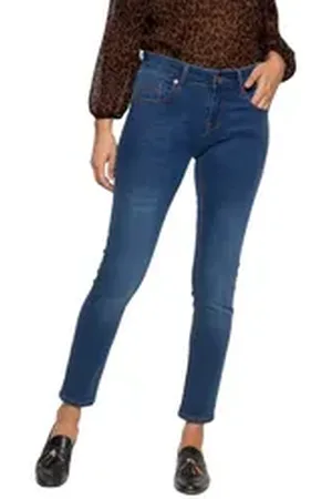 ATT Slim-fit-Jeans Leoni (1-tlg) mit legeren Waschungen blau 36