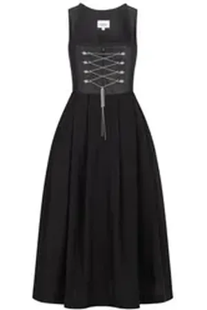Nübler Trachtenkleid Gastrodirndl Frau Wirtin in Schwarz von 38