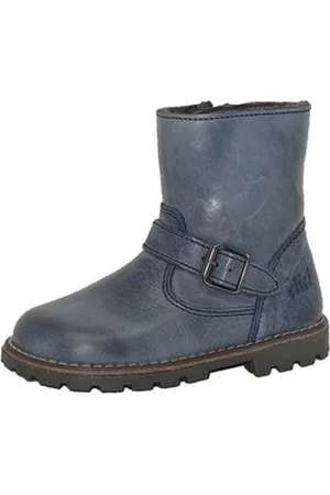 Clic! 8413 Boots Stiefeletten Stiefel Leder Lammwolle Schuhe Schnürstiefelette
