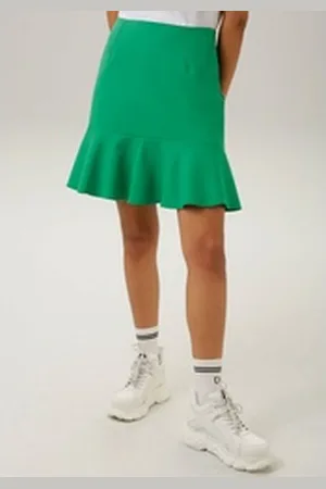 Aniston Minirock in A-Linien-Form grün 34