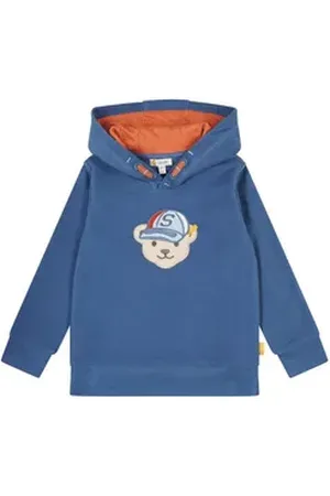 Steiff Hoodie Kapuzenshirt Kapuzensweat Gr. 116 blau