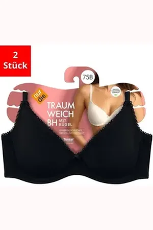 Nur Die Soft-BH Traumweich (2-tlg) schwarz 85 C