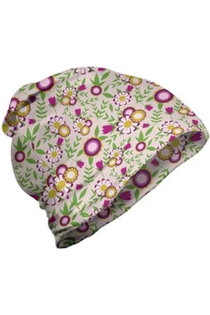 Abakuhaus Beanie Wandern im Freien Blumen Pastell Duft Frühlings-Kunst rosa