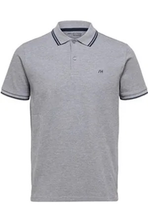 SELECTED HOMME Poloshirt SLHDANTE SPORT (1-tlg) aus Baumwolle grau XL