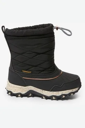 Next Wasserfeste Schneestiefel mit Kunstfellfutter Gummistiefel (1-tlg) schwarz 30,5 EU