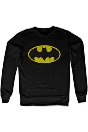 Batman Rundhalspullover schwarz L