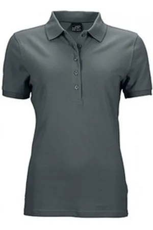 James & Nicholson Poloshirt Damen Elastic Polo Piqué / Taillierter Schnitt XL