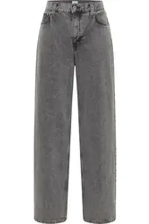 Mustang Loose-fit-Jeans Damen Style Vermont Loose grau 31