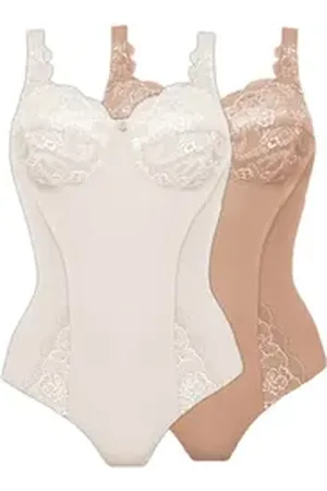 Susa Body 2er Pack Body ohne Bügel Latina (Spar-Set, 2-tlg) formendes Vorderfutter bunt 75D