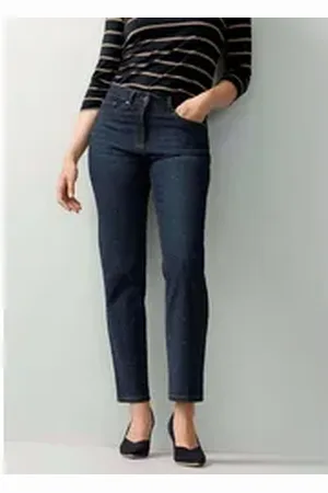 ALBA MODA Gerade Jeans Jeans mit Nietenverzierung blau 34
