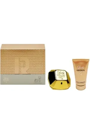 Paco rabanne Duft-Set Lady Million, 2-tlg., mit selbstbewusstem Charakter goldfarben