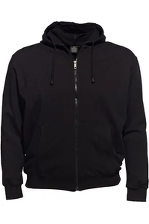 Ahorn Sweatjacke in Oversize Passform schwarz XXL