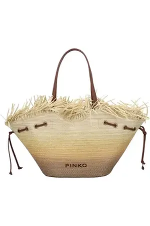Pinko Shopper Pagoda, Polyamid beige