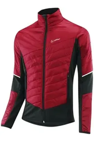 Löffler Outdoorjacke HYBRIDJACKET PL60 M Herren Hybridjacke rot/schwarz rot|schwarz 56