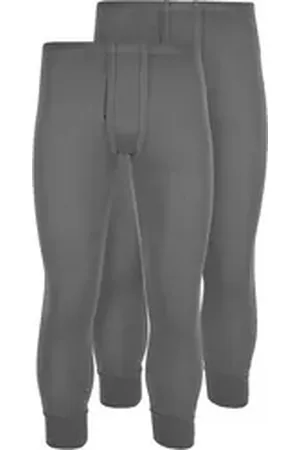 Normani Thermounterhose 2 Stück Herren Thermo-Unterhose Thermounterwäsche Skihose Unterziehhose grau 7/M