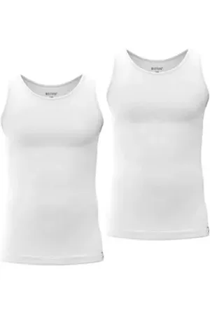 Mustang Ripptanktop Tanktop "Worker Rib" (Set, 2-tlg., 2er-Pack) OEKO-TEX® STANDARD 100 - klassische Basic-Form weiß XL
