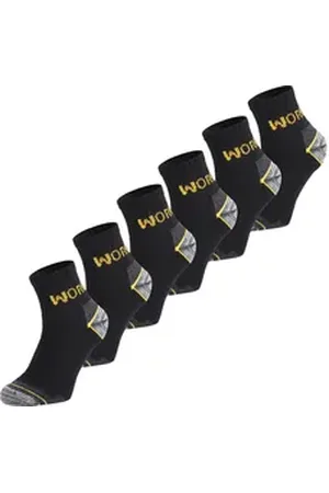 Ladeheid Socken 6er 12er Pack Arbeitssocken AT009 grau 39-42